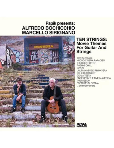 Papik Pres Alfredo Bochiccio E Marcello Sirignano - Ten Strings Movie Themes For Guitars And Strings - (CD)
