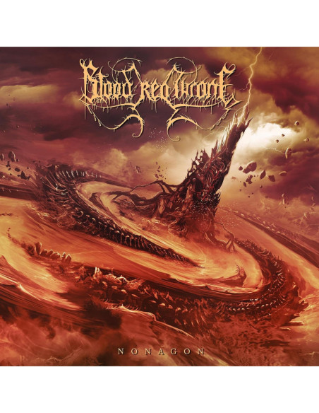 Blood Red Throne - Nonagon (Brown and Black Marble)