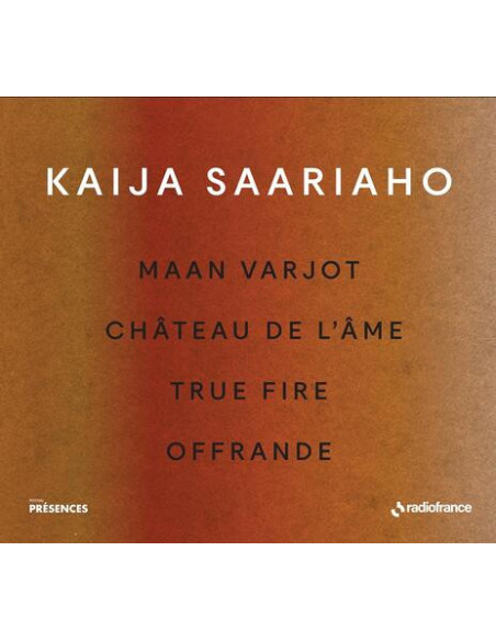 Kaija Saariaho - Kaija Saariaho: Maan Varjot, Ch Teau De - (CD)