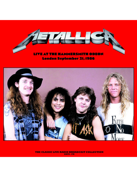 Metallica - Live At The Hammersmith Odeon London 1986 (180 Gr. Vinyl Red Limited Edt.)