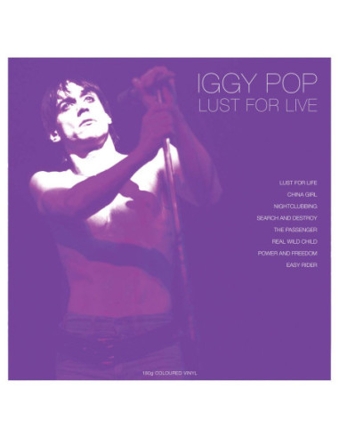 Pop Iggy - Lust For Live (Vinyl White)