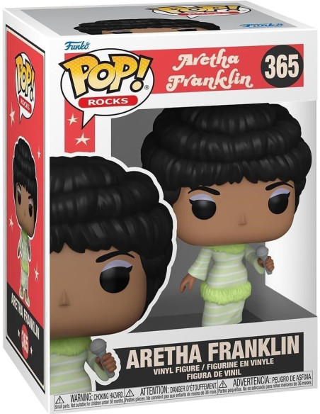 Aretha Franklin: Funko Pop! Rocks - Aretha Franklin (Green Dress) (Vinyl Figure 365)