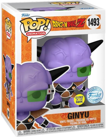 Dragon Ball Z: Funko Pop! Animation - Ginyu (Vinyl Figure 1493) (Glow In The Dark)