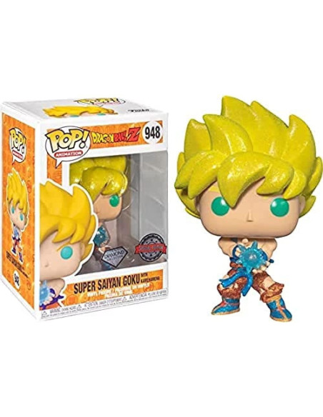 Dragon Ball Z: Funko Pop! Animation - Super Saiyan Goku with Kamehameha Wave Diamond Glitter (Vinyl Figure 948)