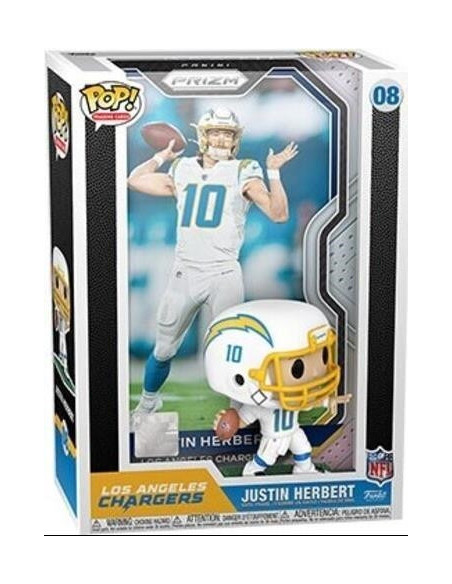 American Football: Funko Pop! Trading Cards - Nfl - Justin Herbert (Vinyl Figure 08)