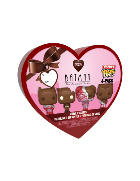 Dc Comics: Funko Pocket Pop! Valentines Box - Dc 4 Pack