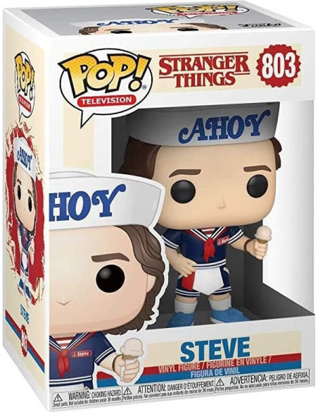 Stranger Things: Funko Pop! Television - Steve (W/ Hat and Ice Cream) (Vinyl Figure 803)