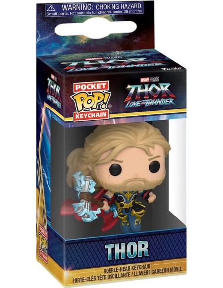 Marvel: Funko Pop! Pocket Keychain - Thor Love And Thunder - Thor (Portachiavi)