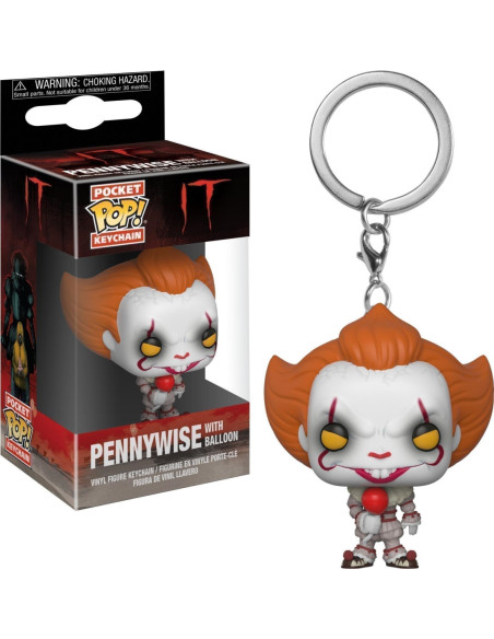 It Chapter 2: Funko Pop! Pocket Keychain - Pennywise W/ Balloon (Portachiavi)