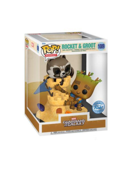 Marvel: Funko Pop! Moments - Guardians Of The Galaxy - Rocket and Groot Beach (Vinyl Figure 1089)