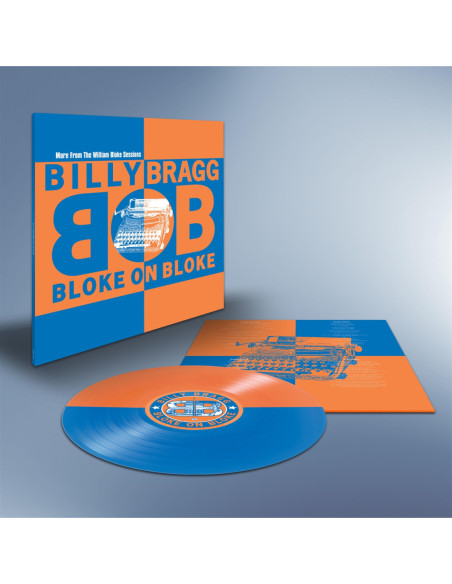 Bragg, Billy - Bloke On Bloke Lp On Orange & Blue Split Vinyl - Indie Excl. Rsd 2024