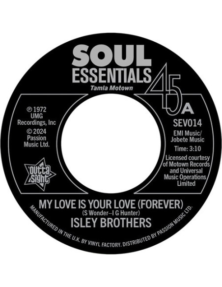 Isley Brothers - My Love Is Your Love (7p)