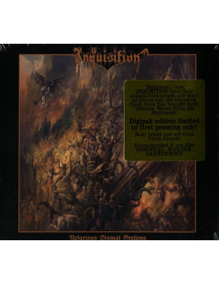 Inquisition - Nefarious Dismal Orations - (CD)
