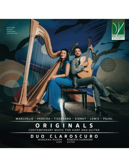 Duo Claroscuro - Originals: Contemporary Music For Harp A - (CD)
