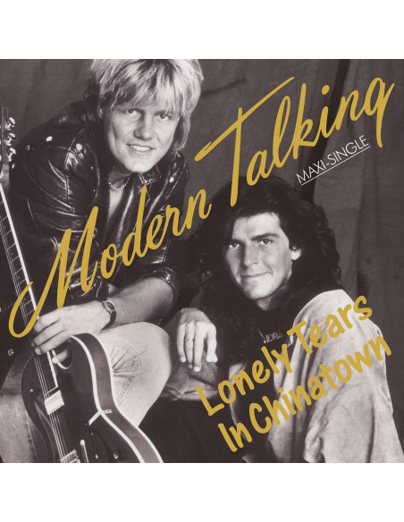 Modern Talking - Lonely Tears In.. -Clrd-.. Chinatown   180G  12p  1000 Cps Yellow and Orange