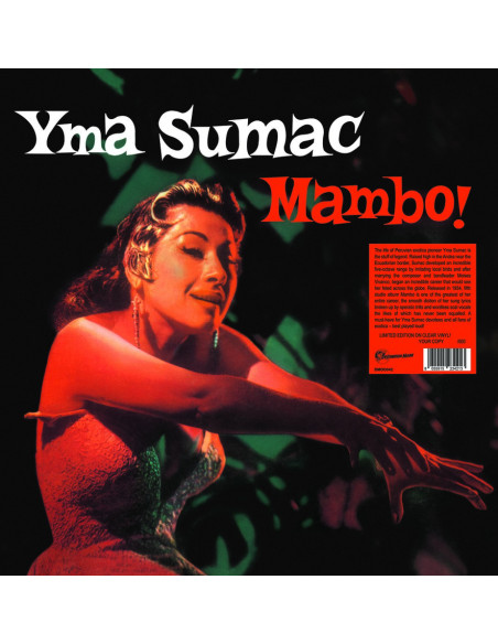 Sumac Yma - Mambo! - Clear Vinyl 500 Numbered Copies Ltd. Ed.
