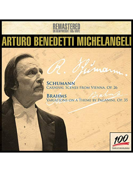 Benedetti Michelangeli, Arturo - Schumann: Carnevale Di Vienna  Brahms: Variazioni Su Un Tema Di Paganini