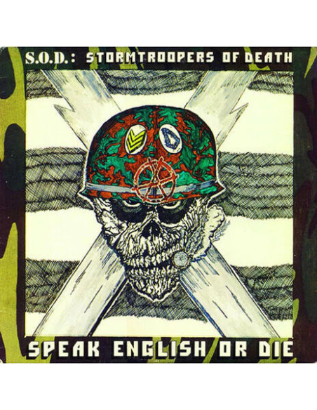 S.O.D. - Speak English Or Die - 2Lp Green Olive and Red Splatter Vinyl Td.Ed.