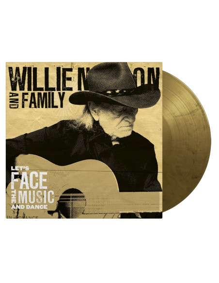 Nelson Willie and Family - Let'S Face The.. -Clrd - ..Music And Dance 180Gr. 1000 Cps Black and Gold Marble