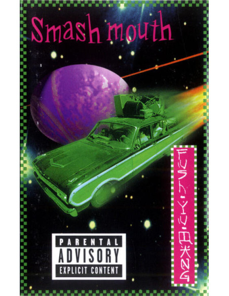 Smash Mouth - Fush Yu Mang - Strawberry With Black Swirl Vinyl Edition  Printed Inner Sleeve