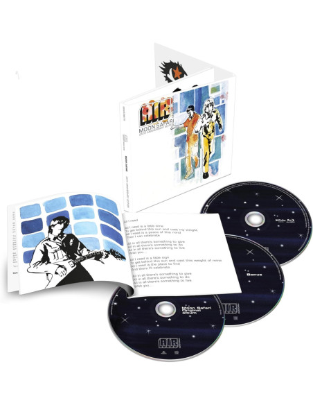 Air - Moon Safari - (CD) (25th Anniversary Edition) - 2CD and Blu-Ray