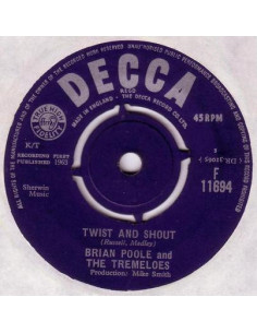 Brian Poole and The Tremeloes - Twist and Shout (7p Vinyl Colour Limited Edt.) (Rsd 2024)