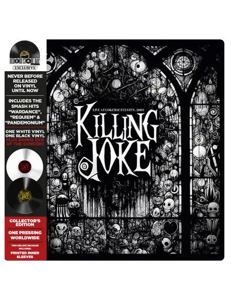 Killing Joke - Live At Lokerse Feesten, 2003 (Vinyl Black and White 2 Lp - Dvd Ltd) (Rsd 2024)