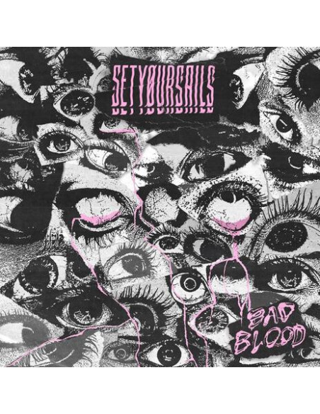 Setyoursails - Bad Blood - Pink/Black Marbled Vinyl