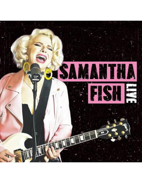 Fish, Samantha - Live - Pink/White Splatter Vinyl