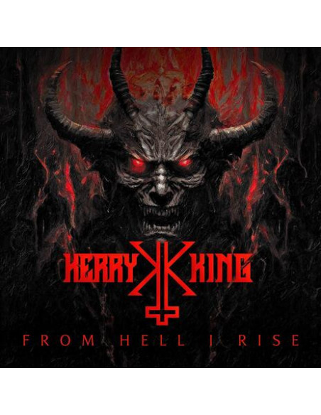 King, Kerry - From Hell I Rise - Black/Dark Red Marble