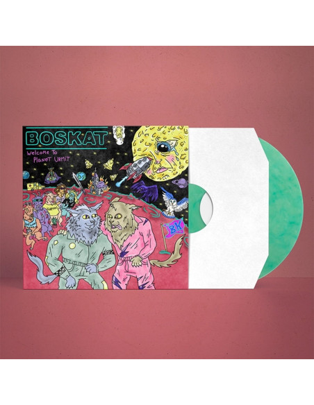 Boskat - Welcome To Planet Urmit (Sea-Foam Green)