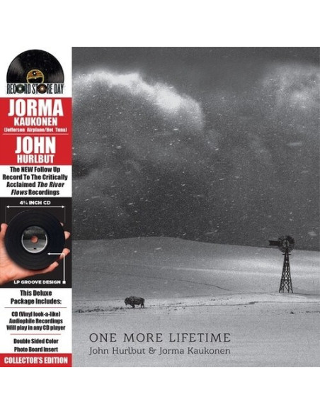 John Hurlbut and Jorma Kaukonen - One More Lifetime (Cd Vinyl Replica Black Polycarbonate Ltd Edt.)(Rsd 2024) - (CD)