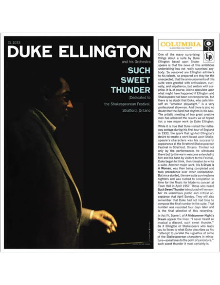 Ellington Duke - Such Sweet Thunder 180 Gram Limited Edition