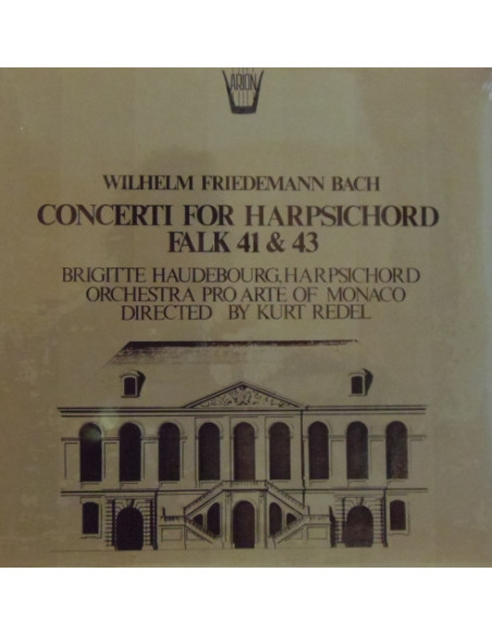 Bach Wilhelm Friedemann - Concerto Falk 41 and 43 n.1 in Re Maggiore (Special Edition)