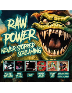 Raw Power - Never Stopped Screaming - (CD)