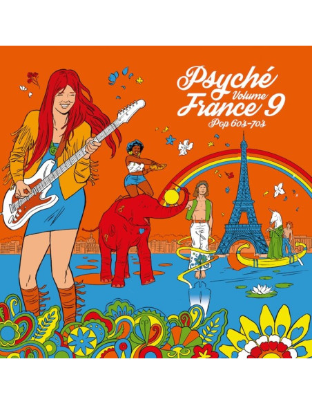 Compilation - Psyche France Vol.9 (1Lp Nero) (Rsd 2024)