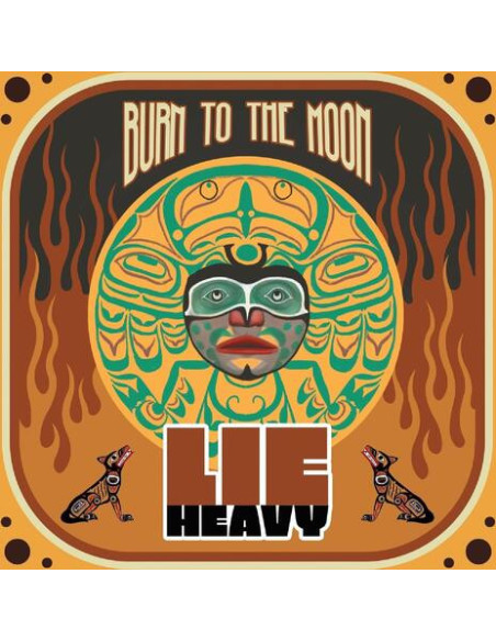 Lie Heavy - Burn To The Moon (Side A Side B Green/Wh