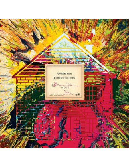 Genghis Tron - Board Up The House - Black Rainbow Vinyl
