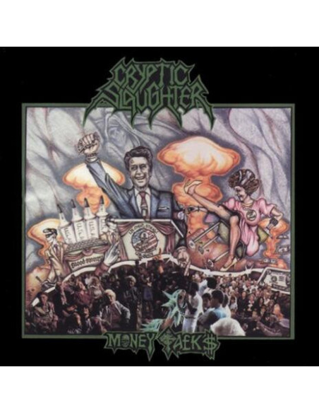 Cryptic Slaughter - Money Talks - Green White and Orange Spl.