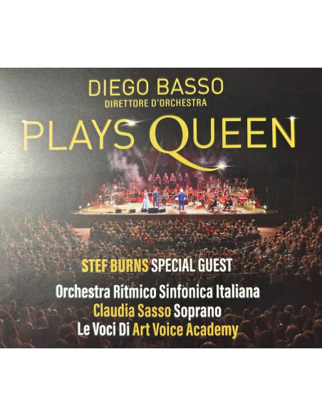 Basso Diego Orchestra Sinfonica Italiana (Special Guest Stef Burns) - Plays Queen (Digipack A 3 Ante) - (CD)