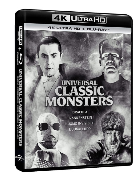 Universal Classic Monsters Collection Vol 1 (4 4K Ultra Hd-4 Blu-Ray)