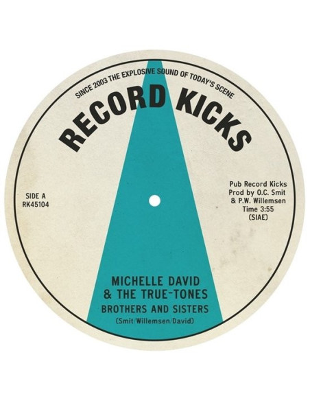 David Michelle and The True-Tones - Brothers And Sisters That Is You (7p)