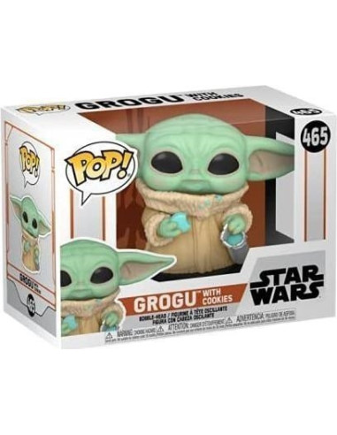 Star Wars: Funko Pop! - The Mandalorian - Gogu With Cookies (Vinyl Figure 465)
