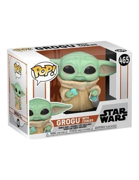 Star Wars: Funko Pop! - Mandalorian - Gogu With Cookies (Vinyl Figure 465)