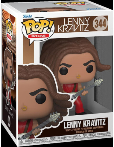 Lenny Kravitz: Funko Pop! Rocks - Lenny Kravitz With Guitar (Vinyl Figure 344)
