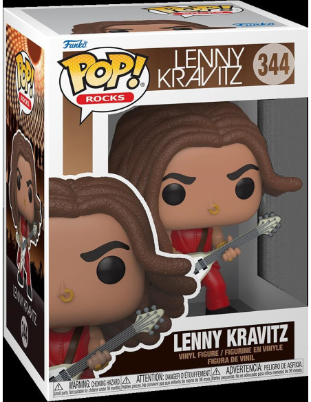 Lenny Kravitz: Funko Pop! Rocks - Lenny Kravitz With Guitar (Vinyl Figure 344)