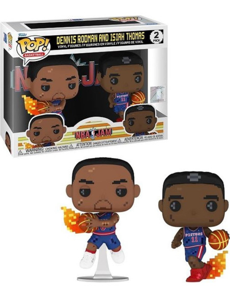 NBA JAM: Funko Pop! - Pistons - Thomas/Rodman 2PK