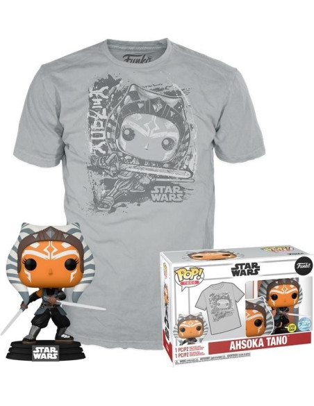 Star Wars: Funko Pop! and Tee - The Mandalorian - Ahsoka (Tg. M)