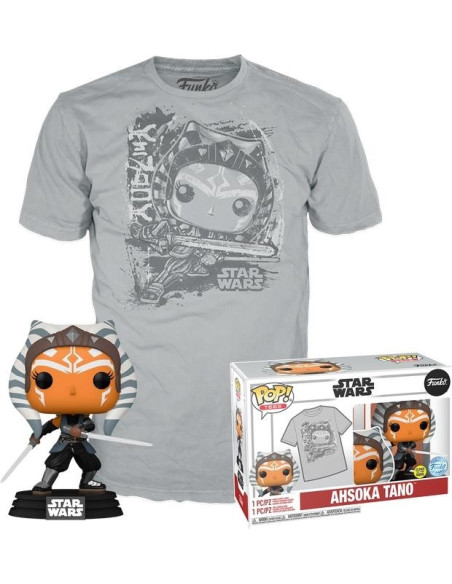 Star Wars: Funko Pop! and Tee - The Mandalorian - Ahsoka (Tg. L)