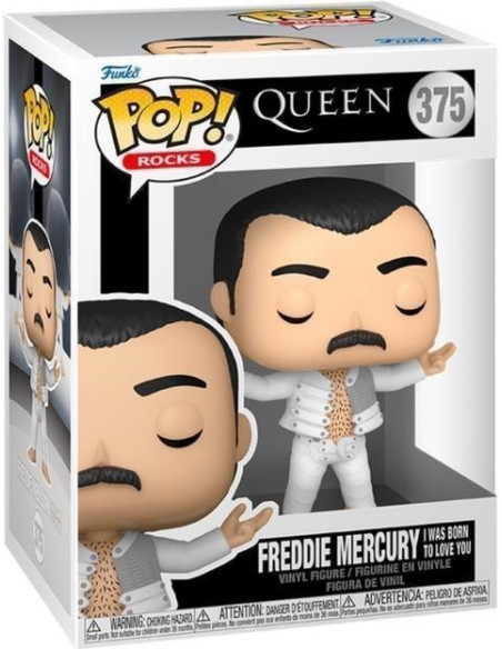 Queen: Funko Pop! Rocks - Freddie Mercury I Was Born To Love You (Vinyl Figure 375)